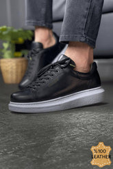 Genuine Leather Handmade Sneakers - Manchinni®