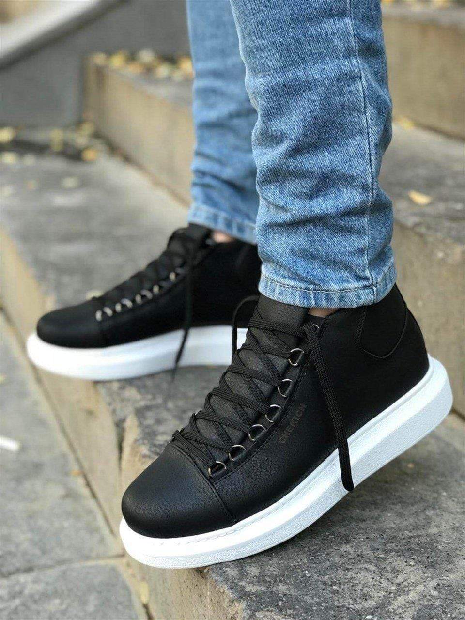 High Sole Lace-up Sneakers - Manchinni®