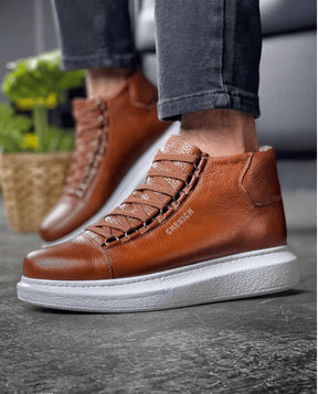 Genuine Leather Handmade Sneaker Boots - Manchinni®