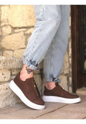 Casual Zipper Sneakers