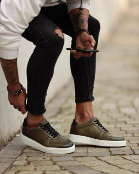 Casual Leather Sneakers