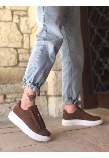 Casual Zipper Sneakers