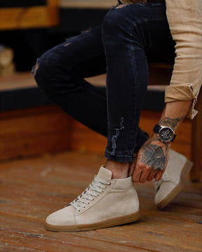 Premium High Suede Sneakers