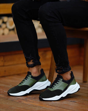 Premium Suede Lace-up Sneakers