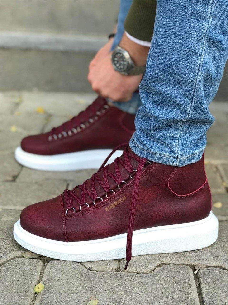 High Sole Lace-up Sneakers - Manchinni®