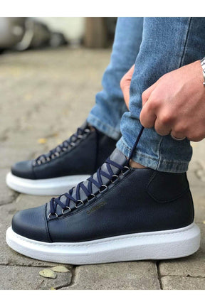 High Sole Lace-up Sneakers - Manchinni®