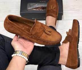 Stylish Tassels Leather Loafers