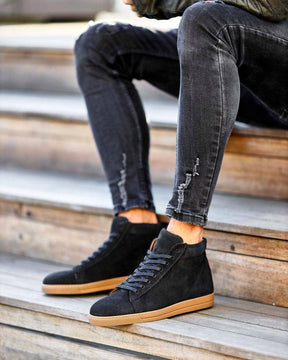 Premium High Suede Sneakers