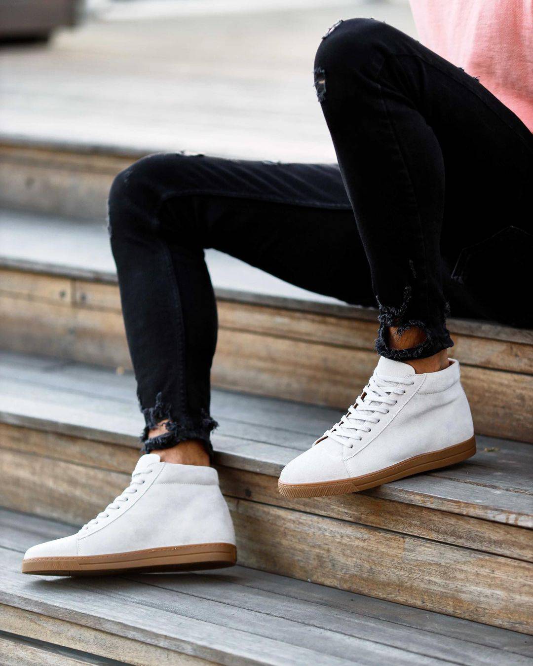 Premium High Suede Sneakers