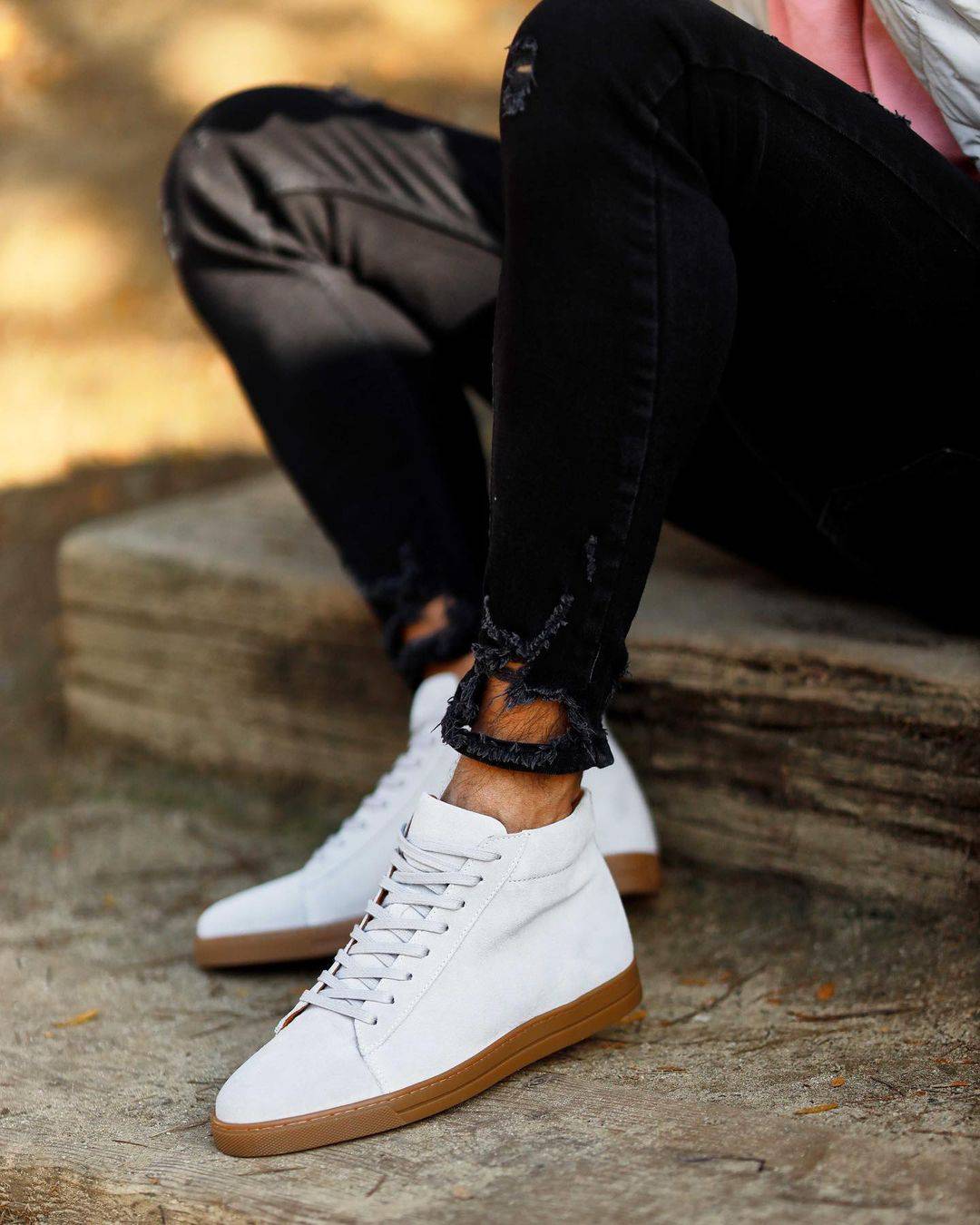 Premium High Suede Sneakers