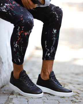 Stylish Daily Leather Sneakers