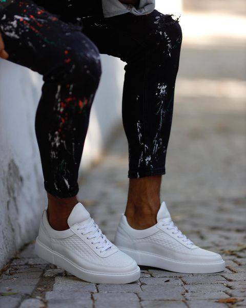 Stylish Daily Leather Sneakers