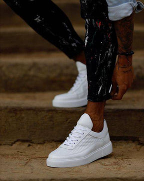 Stylish Daily Leather Sneakers