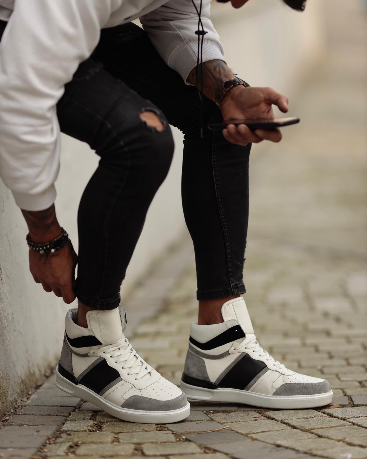 Street Style Edition Leather Sneakers