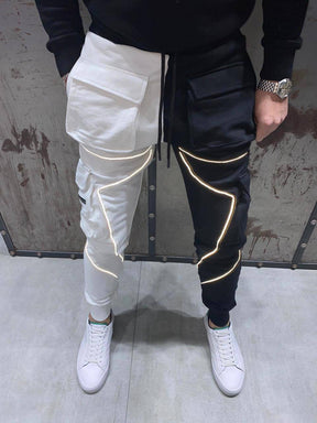 Refelctor Two Color Sweatpants - Manchinni®