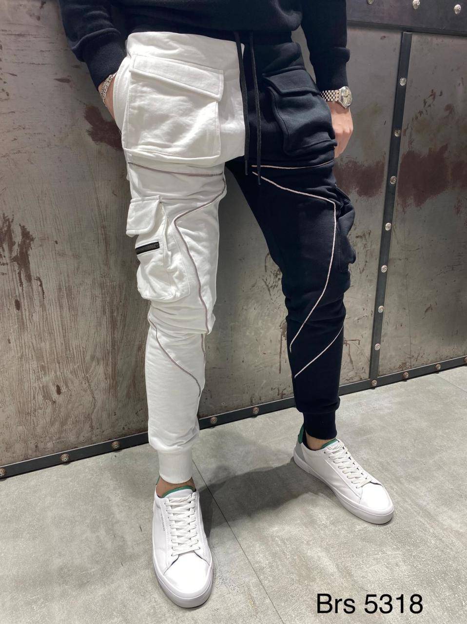 Refelctor Two Color Sweatpants - Manchinni®