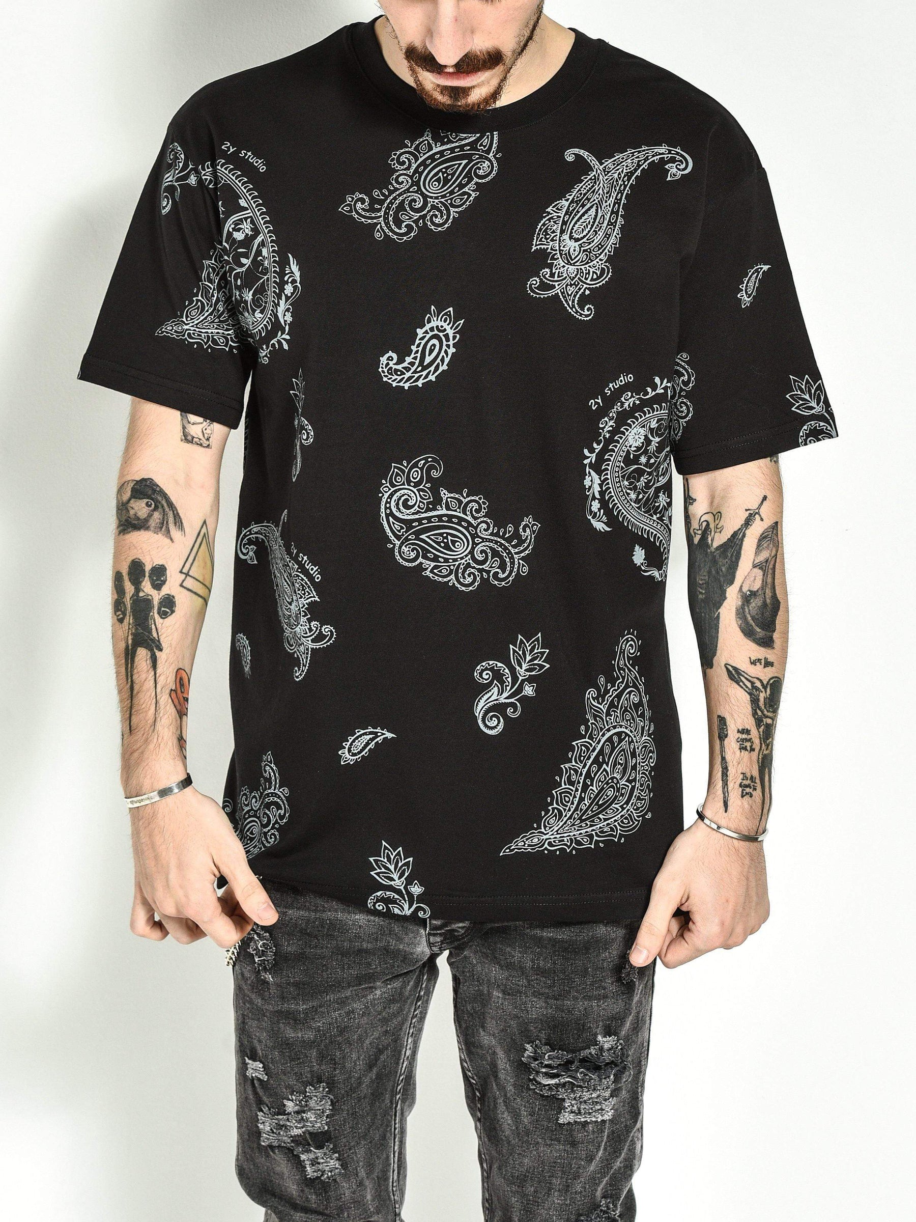 Bandana Black Tee