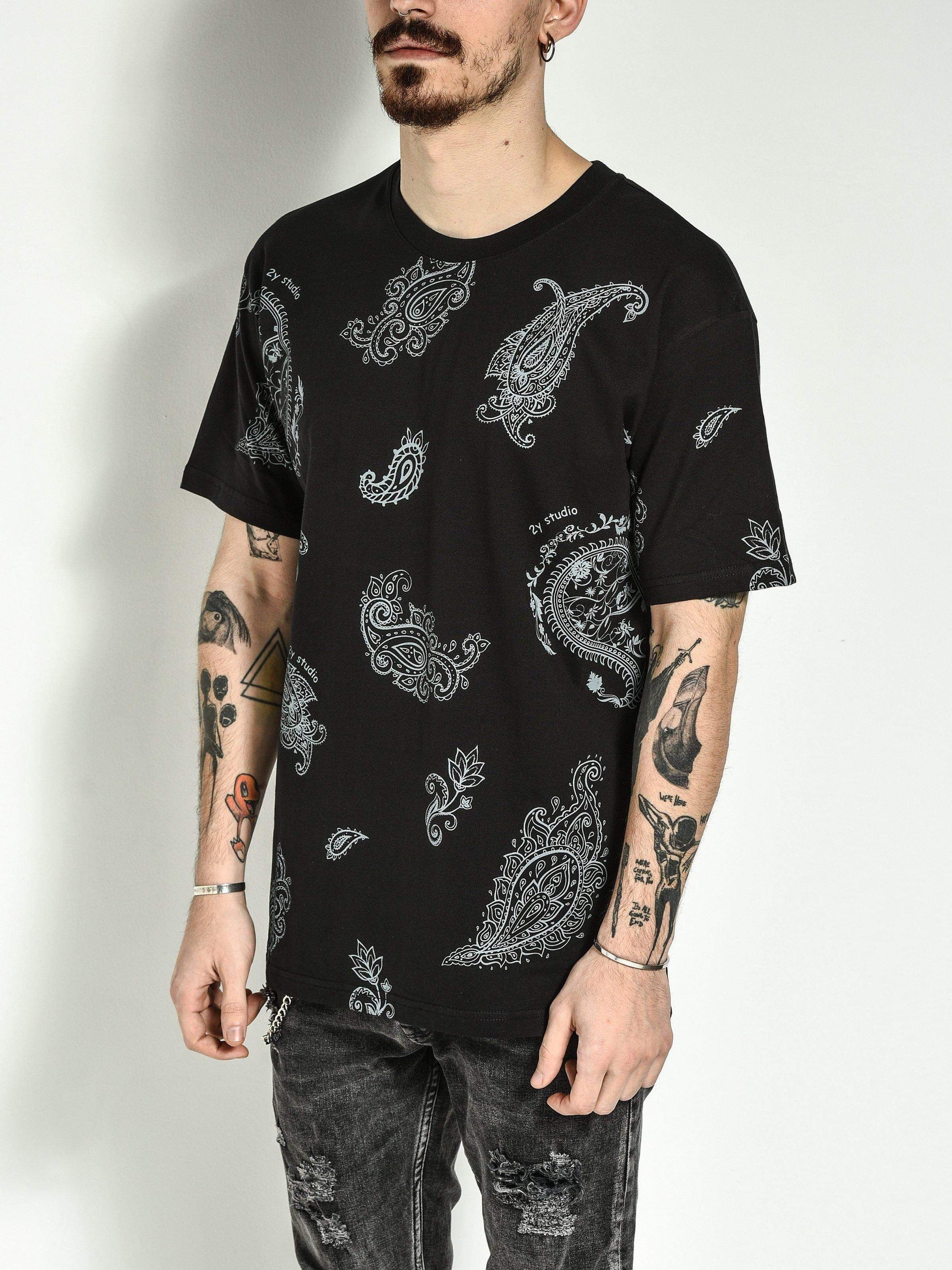 Bandana Black Tee