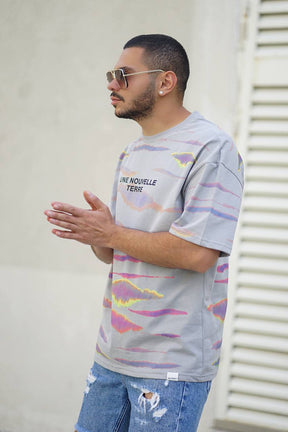 Mixed Color Oversize T-Shirt