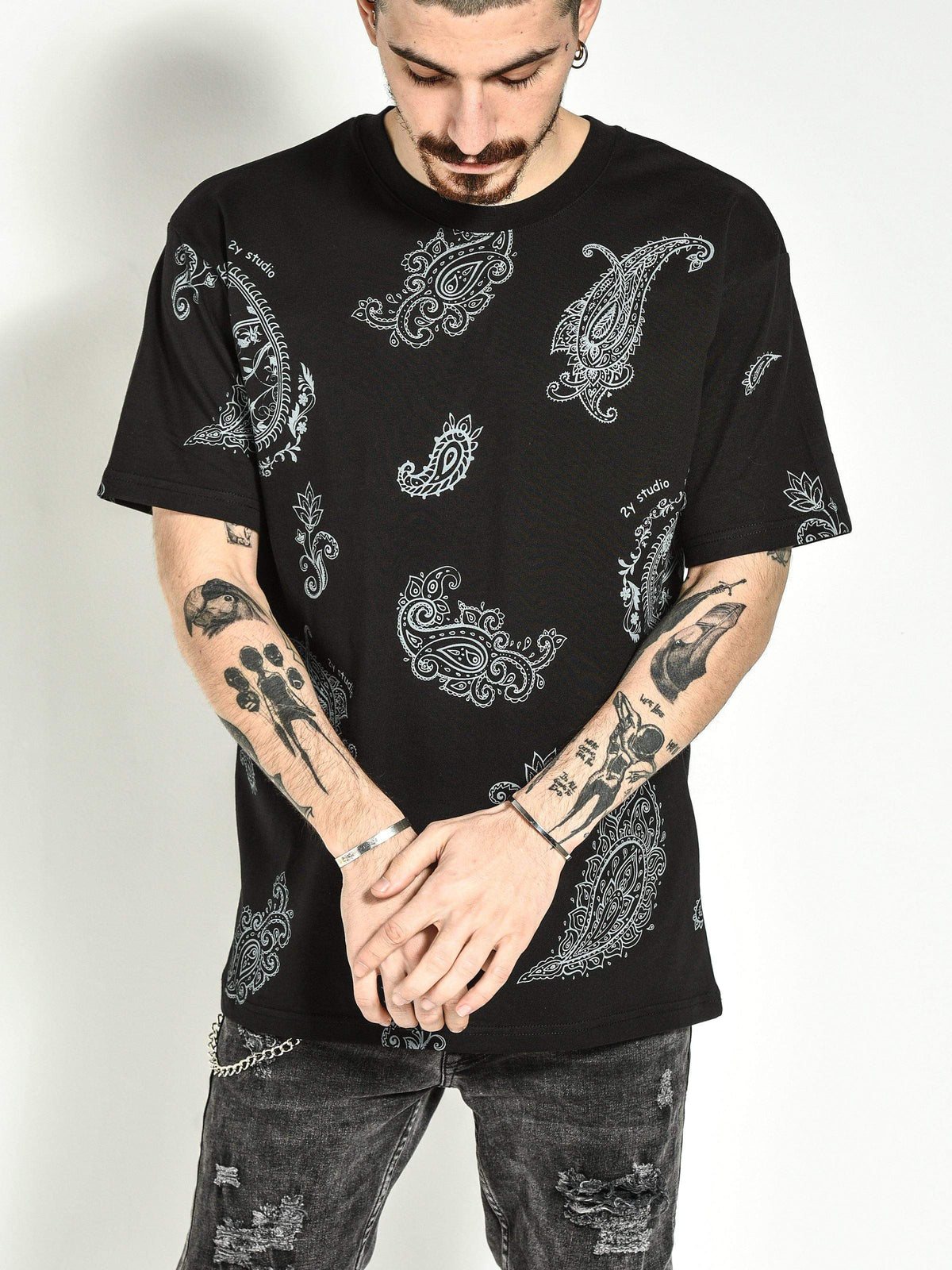 Bandana Black Tee