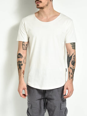 White Scoop T-shirt 4842