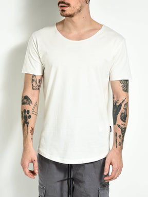 White Scoop T-shirt 4842