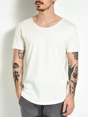 White Scoop T-shirt 4842