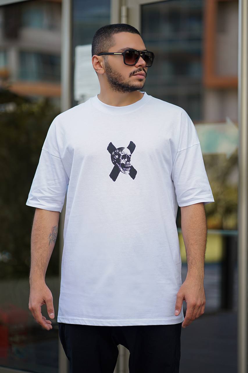 X - Skull Oversize T-Shirt