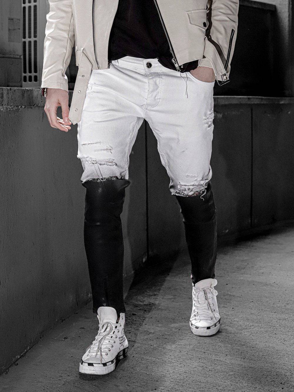 NEW YORK DEGRADE DENIM // WHITE