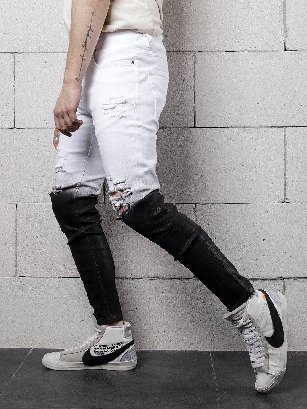 NEW YORK DEGRADE DENIM // WHITE