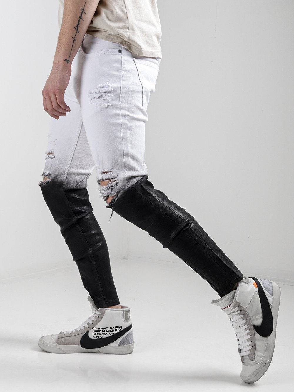 NEW YORK DEGRADE DENIM // WHITE