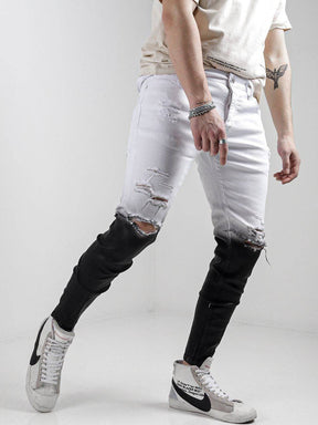 NEW YORK DEGRADE DENIM // WHITE