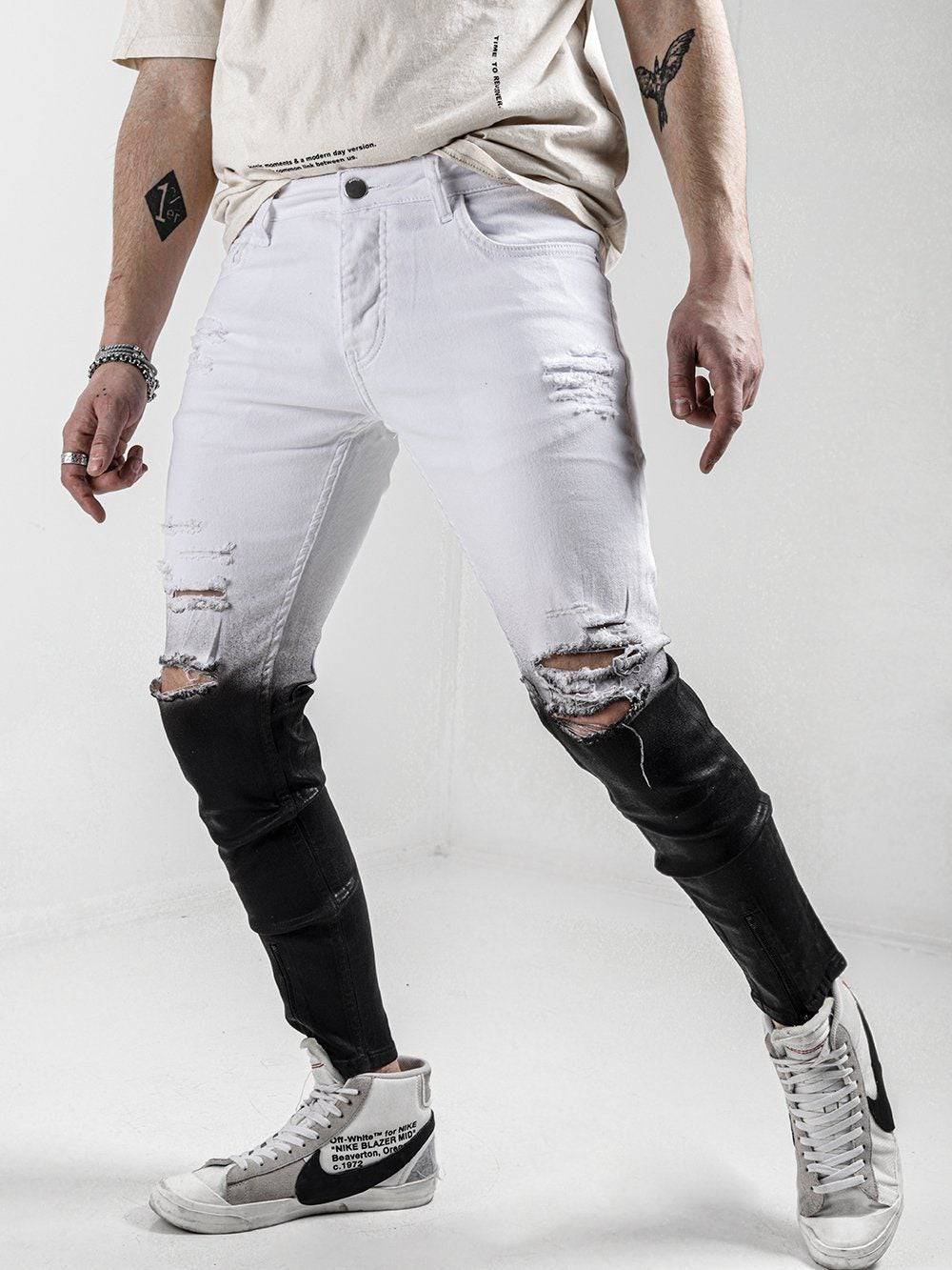 NEW YORK DEGRADE DENIM // WHITE