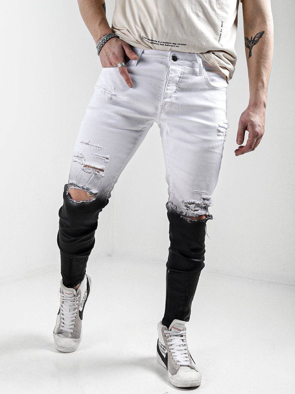 NEW YORK DEGRADE DENIM // WHITE