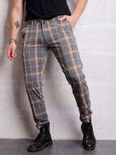 CHECKERED GENTLE PANTS // STONE