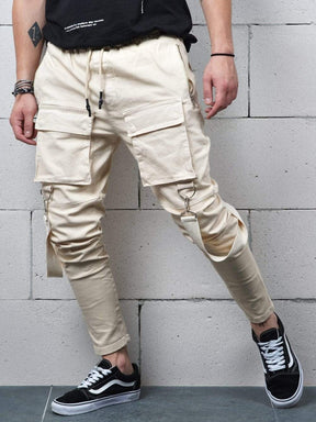 BEIGE BRONX JOGGERS - Manchinni®