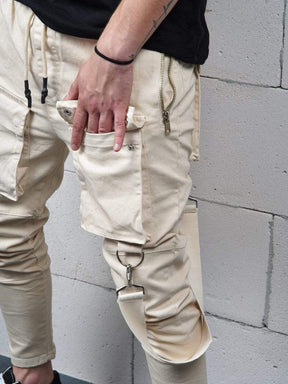 BEIGE BRONX JOGGERS - Manchinni®