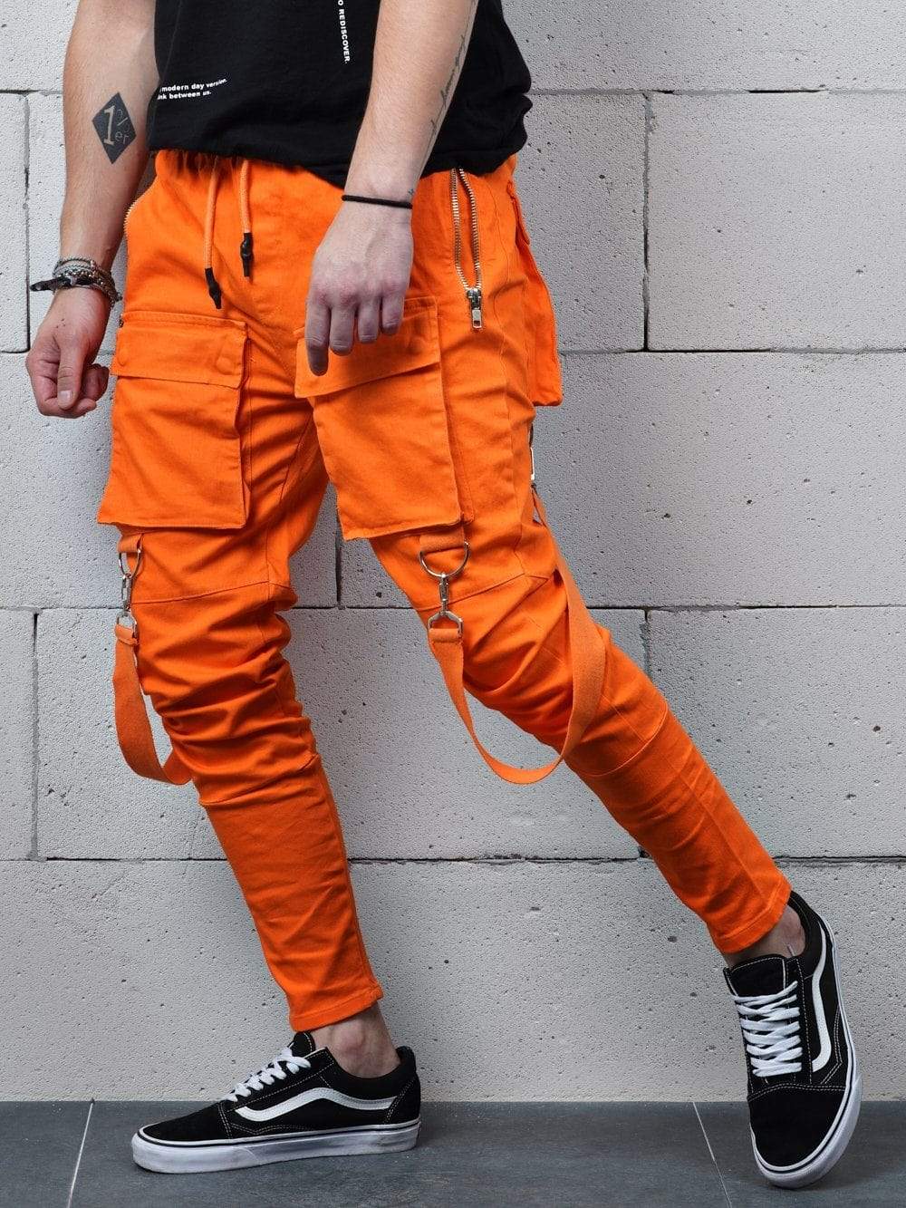 ORANGE BRONX JOGGERS - Manchinni®