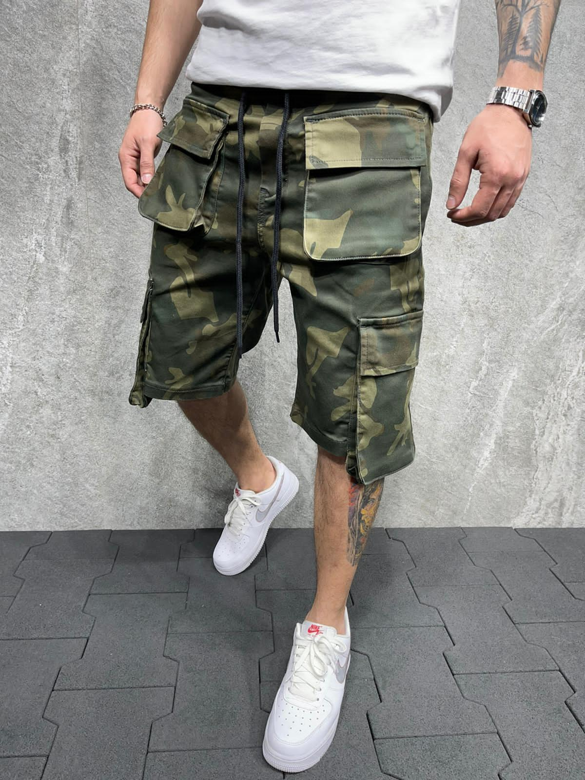 Camouflage Cargo Shorts