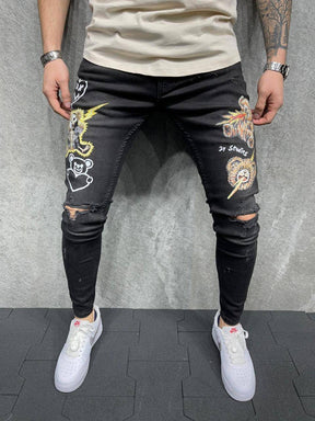 Premium Embroidery Jeans - Manchinni®