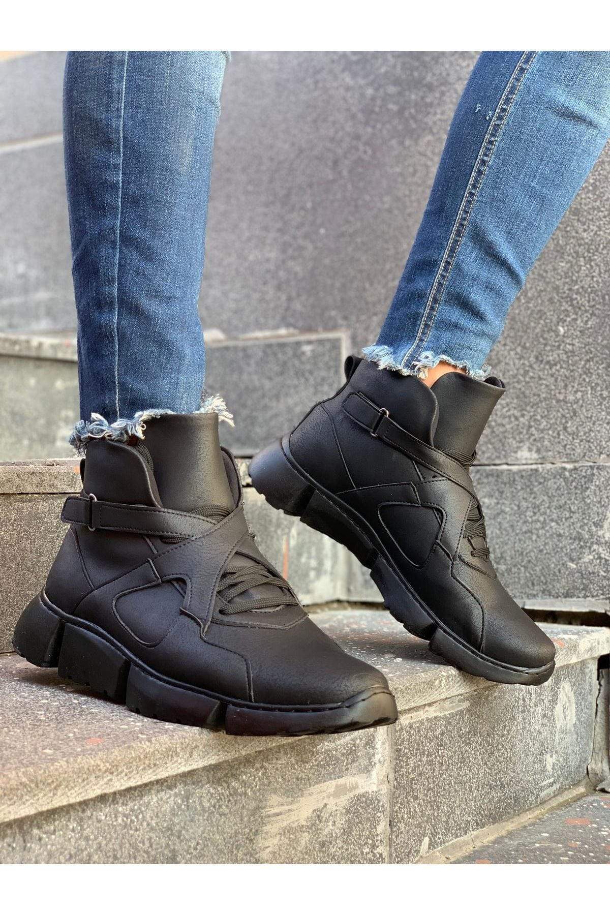 High Sole Streetstyle Boots - Manchinni®