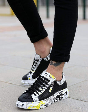 Color Zipper Sneakers