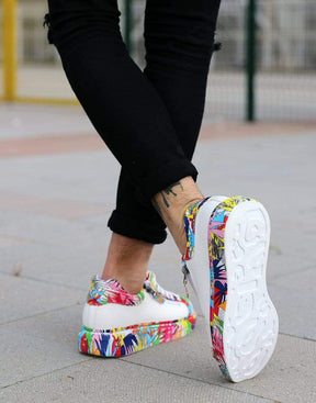 Color Zipper Sneakers